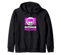 Graphisme Rose Pink Intense Feelings Sweat à Capuche