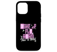 Graphisme Rose Woke Up Fly Again de Couleur Rose Coque pour iPhone 12/12 Pro