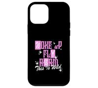 Graphisme Rose Woke Up Fly Again de Couleur Rose Coque pour iPhone 12 Mini