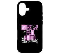 Graphisme Rose Woke Up Fly Again de Couleur Rose Coque pour iPhone 17