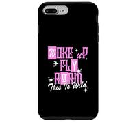 Graphisme Rose Woke Up Fly Again de Couleur Rose Coque pour iPhone 7 Plus/8 Plus