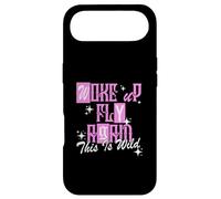 Graphisme Rose Woke Up Fly Again de Couleur Rose Coque pour iPhone Air