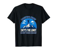 Graphisme « Sky's The Limit Adventure Mountain » de Camping Crew T-Shirt