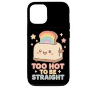 Graphisme Too Hot to Be Straii Rainbow Toaster Pride Coque pour iPhone 12/12 Pro