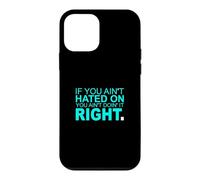 Graphisme Turquoise « You Can Hate Me Now » Coque pour iPhone 12 Mini