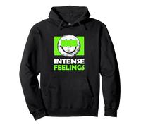 Graphisme Vert Green Intense Feelings Sweat à Capuche