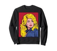 Graphisme Vintage de chanteuse Country Blonde Pop Art Sweatshirt