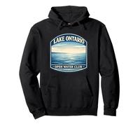 Graphisme Vintage du Lake Ontario Open Water Club Sweat à Capuche