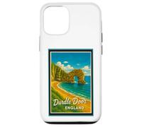 Graphisme Vintage Durdle Door Jurassic Coast Dorset England Coque pour iPhone 12/12 Pro