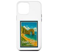 Graphisme Vintage Durdle Door Jurassic Coast Dorset England Coque pour iPhone 12 Pro Max