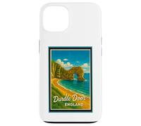 Graphisme Vintage Durdle Door Jurassic Coast Dorset England Coque pour iPhone 13