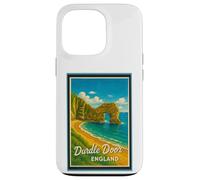 Graphisme Vintage Durdle Door Jurassic Coast Dorset England Coque pour iPhone 13 Pro