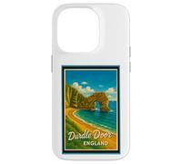 Graphisme Vintage Durdle Door Jurassic Coast Dorset England Coque pour iPhone 14 Pro