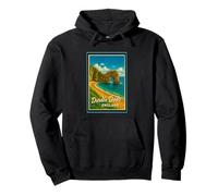 Graphisme Vintage Durdle Door Jurassic Coast Dorset England Sweat à Capuche