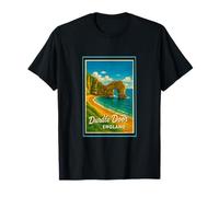 Graphisme Vintage Durdle Door Jurassic Coast Dorset England T-Shirt