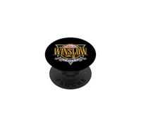 Graphisme Vintage Sunrise Desert Vibes de Winslow Arizona PopSockets PopGrip Adhésif