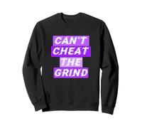 Graphisme violet « Can't Cheat The Grind » Sweatshirt