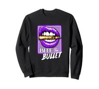 Graphisme Violet Purple Bite The Bullet Sweatshirt