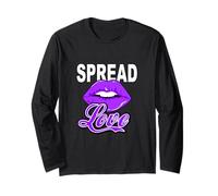 Graphisme violet Spread All The LOVE Manche Longue