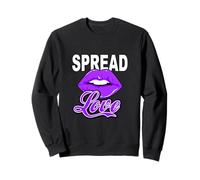 Graphisme violet Spread All The LOVE Sweatshirt
