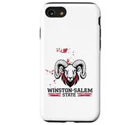 Graphisme WSSU Graffiti Rams de l'État de Winston-Salem Coque pour iPhone SE (2020) / 7 / 8