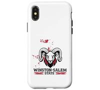Graphisme WSSU Graffiti Rams de l'État de Winston-Salem Coque pour iPhone X/XS