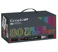 Graph'it - Coffret 80 marqueurs à alcool double pointe - fine et biseautée