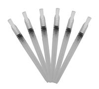 GRAPH'IT FII'IT Set de 6 pinceaux Plats réservoir 8ml, Transparent, Large, Pièces GI00110