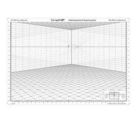 Graph'it - Grille de Perspective Souple - Outil de Dessin pour Etudiant et Professionnel - Modèle à Perspective Oblique - Multi-Usage - Format A4