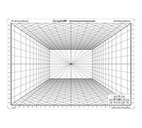 Graph'it - Grille de Perspective Souple - Outil de Dessin pour Etudiant et Professionnel - Modèle à Perspective Frontale - Multi-Usage - Format A4