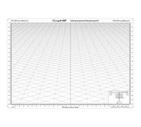 Graph'it - Grille de Perspective Souple - Outil de Dessin pour Etudiant et Professionnel - Modèle à Perspective Plongeante - Multi-Usage - Format A4