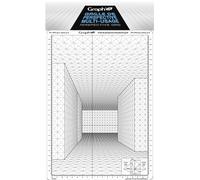 Graph'it – Grille de perspective souple – Rue en perspective frontale – Outil de dessin – A4