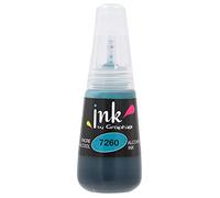 Graph'it - Ink Flacon d’Encre de Recharge pour Marqueurs à Alcool Graph’It Marker et Brush - Couleur : Indian Ocean (7260) de 25 ml - Dessin, Illustration et Manga