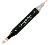 Marqueur Graph'It à double pointe - Marron 3 Marron G