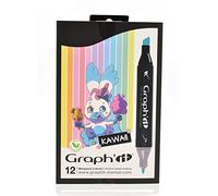 Assortiment Feutre à alcool Graph'it Kawaii x 12 Multicolore G