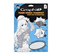 Graph'it - Trame à Transférer pour le Dessin et Illustration Manga - Décalcomanie par Transfert à Sec - Motif Points Aléatoires - Format A4-1 Unité