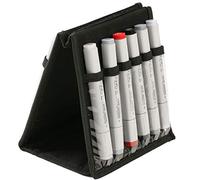 GRAPH'IT Trousse de rangement chevalet vide pour 12 marqueurs à alcool SA41363 Noir