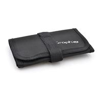 Graph'it - Trousse Vide Roll & Go - Pochette de Rangement Enroulable pour 12 Marqueurs à Alcool - Longueur : 40 cm - Couleur : Noir - Idéale pour Styliste, Illustrateur et Dessinateur Nomades