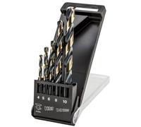 GRAPHITE 55H086 Kit de forêt spiralé pour métal