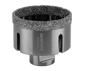 GRAPHITE Diamond Scie-cloche pour coupe de pierre, carrelage, asphalte, brique, béton, filetage M14