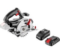 GRAPHITE E+ Kit : Scie circulaire 18V + batterie 4ah + chargeur, Li-Ion, lame 150 x 10 mm, 4200 tr/min, angle de coupe 0-45º, profondeur de coupe 48/36 mm (90/45º)