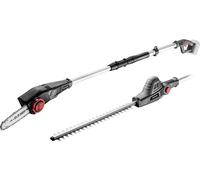 GRAPHITE Energy+ 18V sans fil 2-en-1 Tronçonneuse et taille-haie, sans batterie, longueur de travail 1,14 m, vitesse à vide 1300 tours/min, vitesse de chaîne 8 m/s, largeur de coupe du taille-haie 430