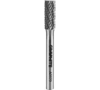 GRAPHITE HM Fraise à métaux, cylindrique, type A, queue 6 x 45 mm, pour meuleuse, pour aluminium, plastique