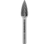 GRAPHITE HM Fraise à métaux, Fraisage précis, tranchant - Fraisage de précision pour le travail des métaux, fraise à queue 6 x 45 mm, pour l'acier