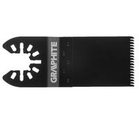 GRAPHITE lame de scie à bois multitool 34mm raccord universel, lame hcs, spéciale 3 dents affûtées, qualité améliorée