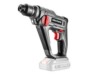 GRAPHITE Marteau perforateur 18V SDS+ sans fil, Li-Ion, vitesse de rotation 0-900 tr/min, course du marteau 0-5000 tr/min, sens horaire/antihoraire, énergie de percussion 0,8 J