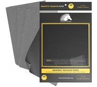 Graphite Transfer Tracing Carbon Paper - 9" x 13" - 50 Sheets - MyArtscape (Black)