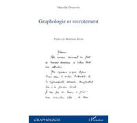 Graphologie et recrutement - Marcelle Desurvire - L'harmattan - broché - Essai