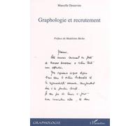 Graphologie et recrutement - Marcelle Desurvire - L'harmattan - broché - Essai