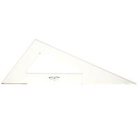 Graphoplex Equerre 60° 3 bords droits 32 cm Transparent